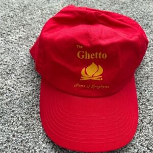 Spaghetto Vintage Red Cap with Gold Logo